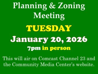 01-20-26 P & Z Meeting