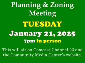 01-21-25 P & Z Meeting