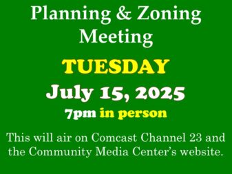 07-15-25 P & Z Meeting