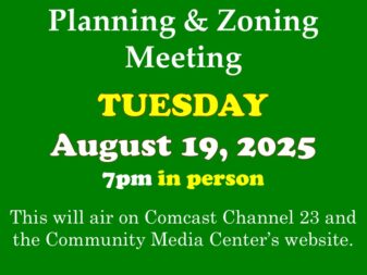 08-19-25 P & Z Meeting