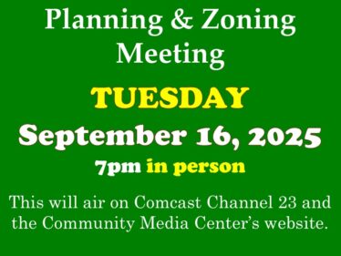 09-16-25 P & Z Meeting