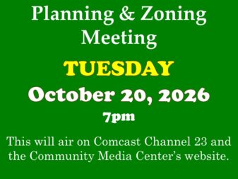 10-20-26 P & Z Meeting 10-20-26 P & Z Meeting