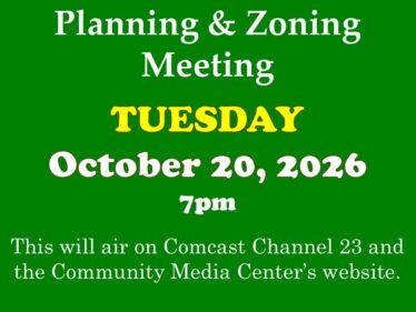 10-20-26 P & Z Meeting 10-20-26 P & Z Meeting