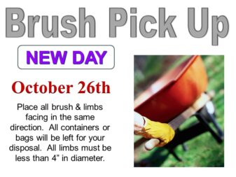 Brush Pickup 2023 date change