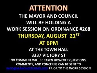 COUNCIL WORK SESSION 8-21-25