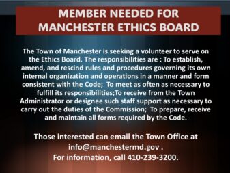 Ethics Board Member needed 5-27-26