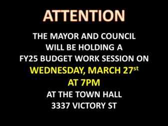 FY25 budget work session MARCH 27
