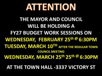 FY27 budget work sessions B