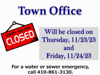 Holiday closings November 23 & 24