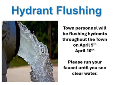 hydrant flushing april 2024