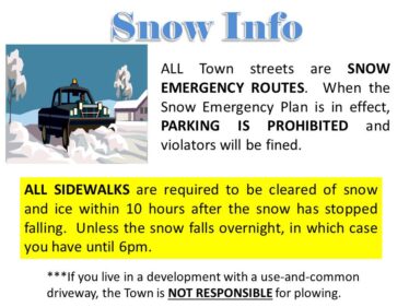 snow removal rules sidewalks